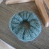 Scrunchie do włosów, moher + jedwab