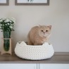 Chunky Cat Bed - KREMOWY