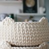 Chunky Cat Bed - KREMOWY