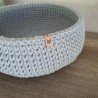 Single Cat Bed 40 cm - szary