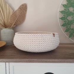 Single Cat Bed 38 cm - kremowy