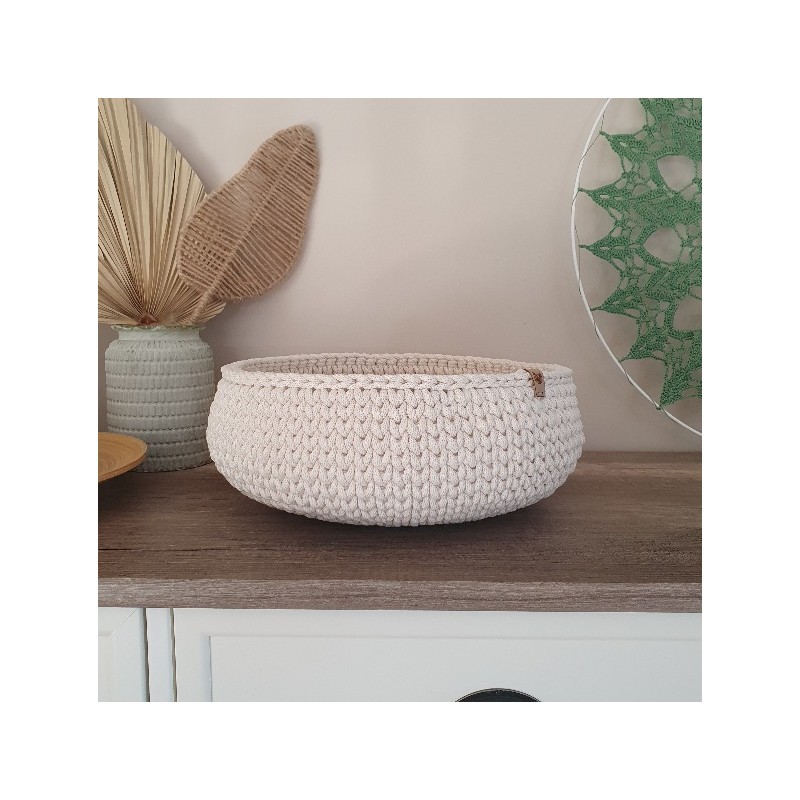 Single Cat Bed 38 cm - kremowy