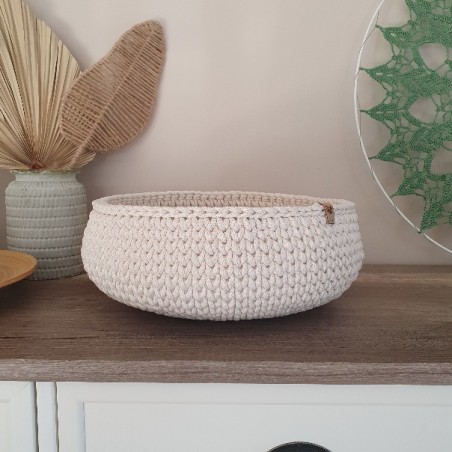 Single Cat Bed 38 cm - kremowy