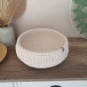 Single Cat Bed 38 cm - kremowy
