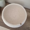 Single Cat Bed 38 cm - kremowy